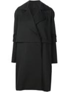 Vera Wang Double Trench Coat