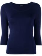 La Perla - New Silk Soul Top - Women - Silk/spandex/elastane - 44, Blue, Silk/spandex/elastane