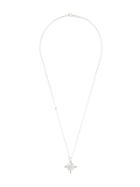 E.m. Faux-crystal Pendant Necklace - Metallic