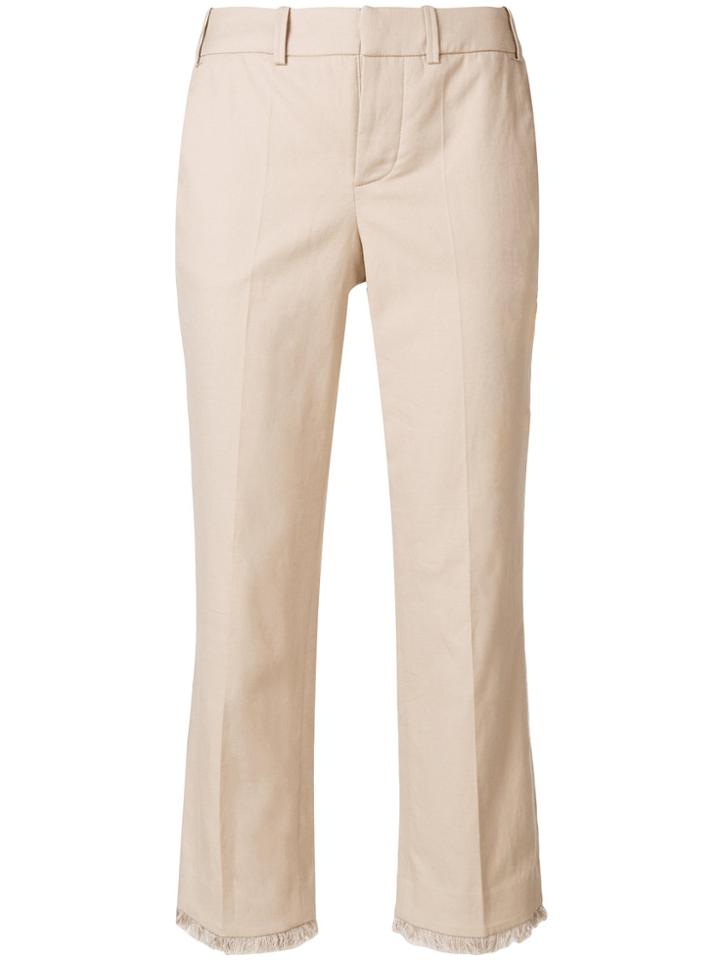 Zadig & Voltaire Cropped Tailored Trousers - Nude & Neutrals