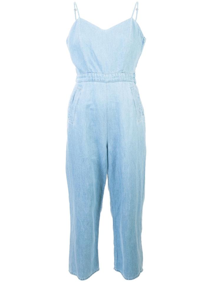 Mother Spaghetti Strap Jumpsuit - Blue