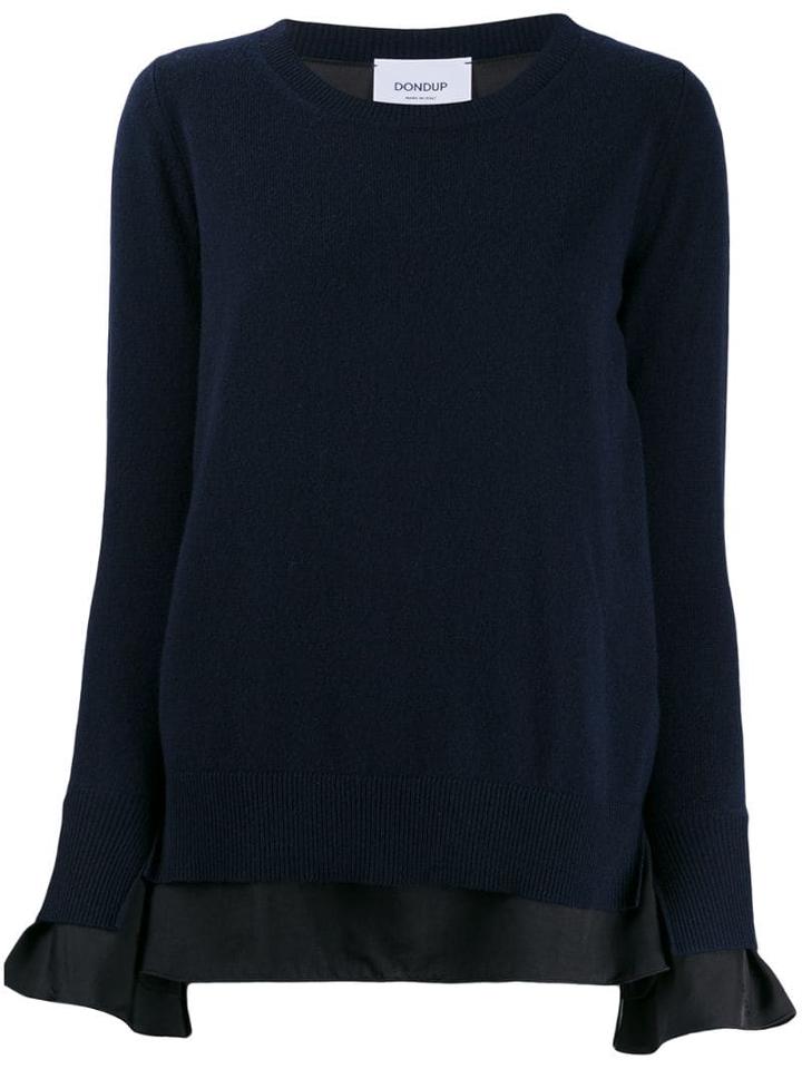 Dondup Layered Crew Neck Jumper - Black