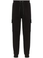 Burberry Logo-appliqued Sweatpants - Black