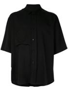 Wooyoungmi Oversized Shortsleeved Shirt - Black
