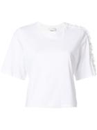 3.1 Phillip Lim Frill-sleeve T-shirt - White