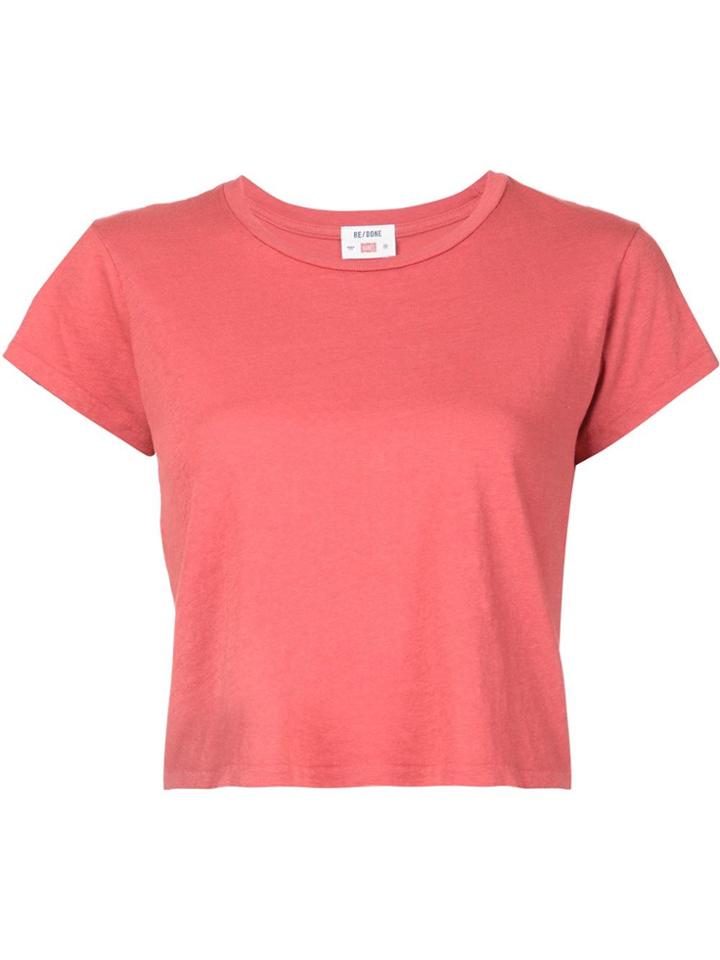 Re/done Boxy T-shirt - Red