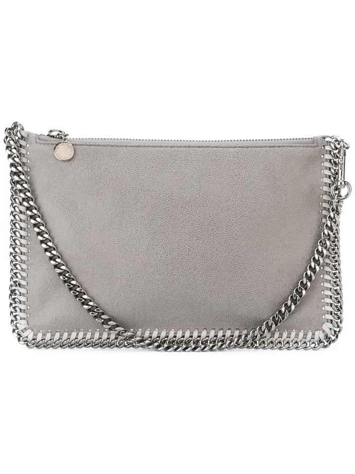 Stella Mccartney Shaggy Deer Falabella Clutch - Grey