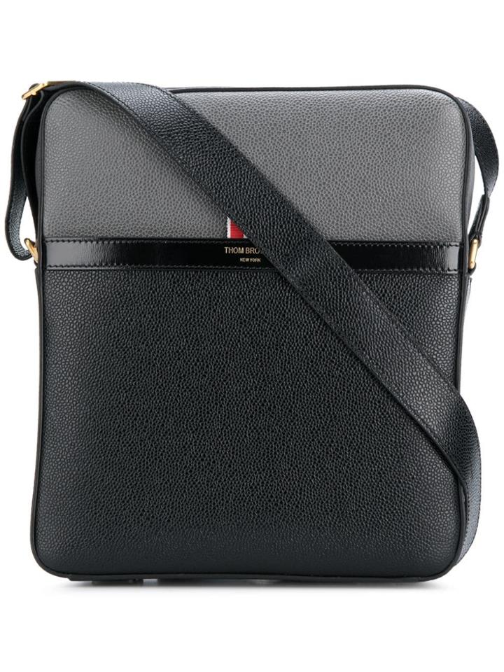 Thom Browne Boxy Messenger Bag - Black