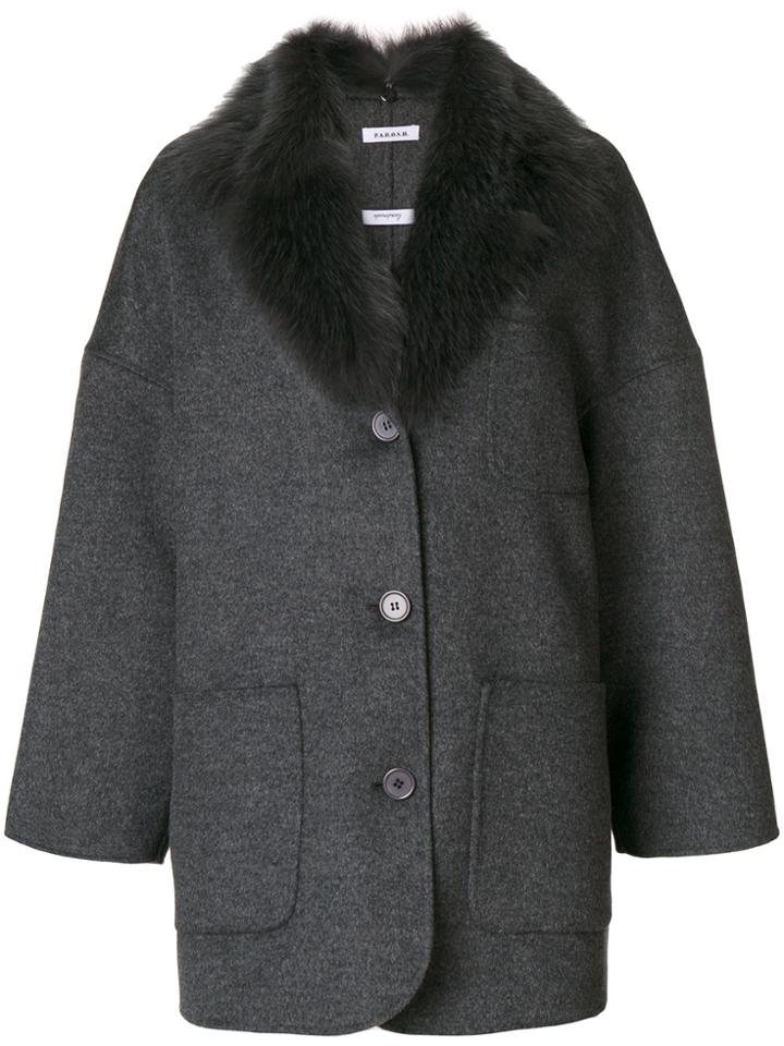 P.a.r.o.s.h. Oversized Coat - Grey