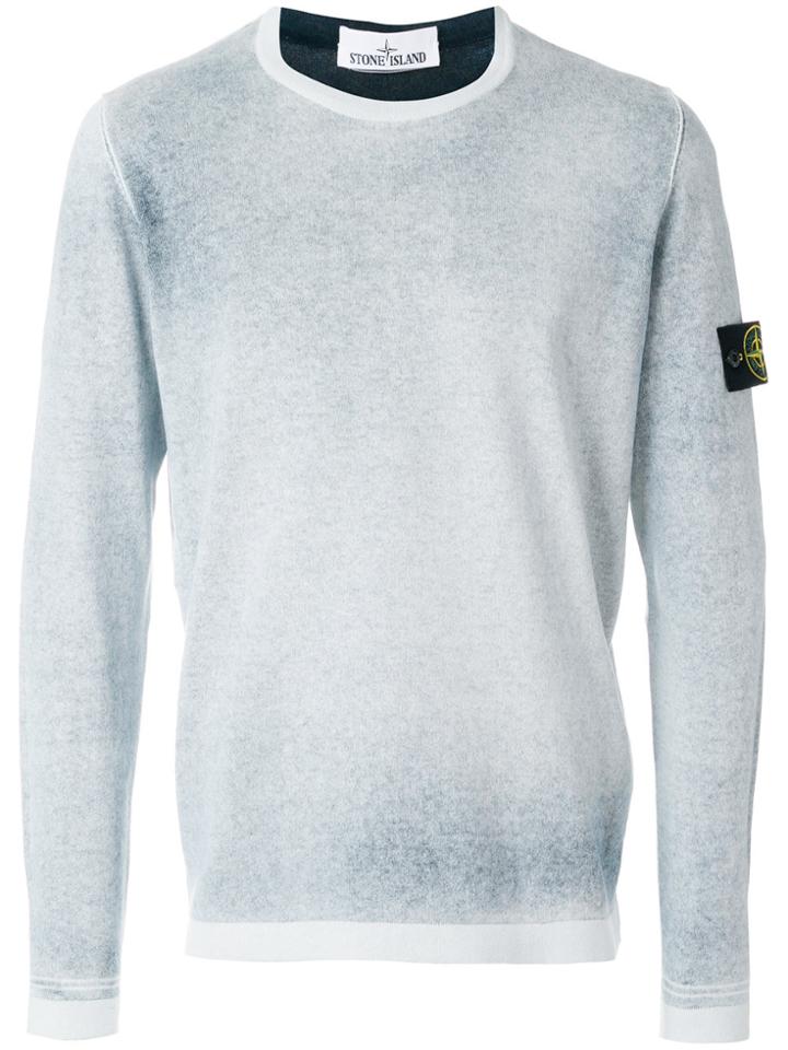 Stone Island Hand Sprayed Knitted Jumper - Nude & Neutrals