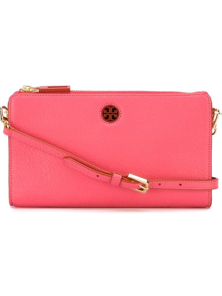 Tory Burch Small 'robinson' Crossbody Bag, Women's, Pink/purple