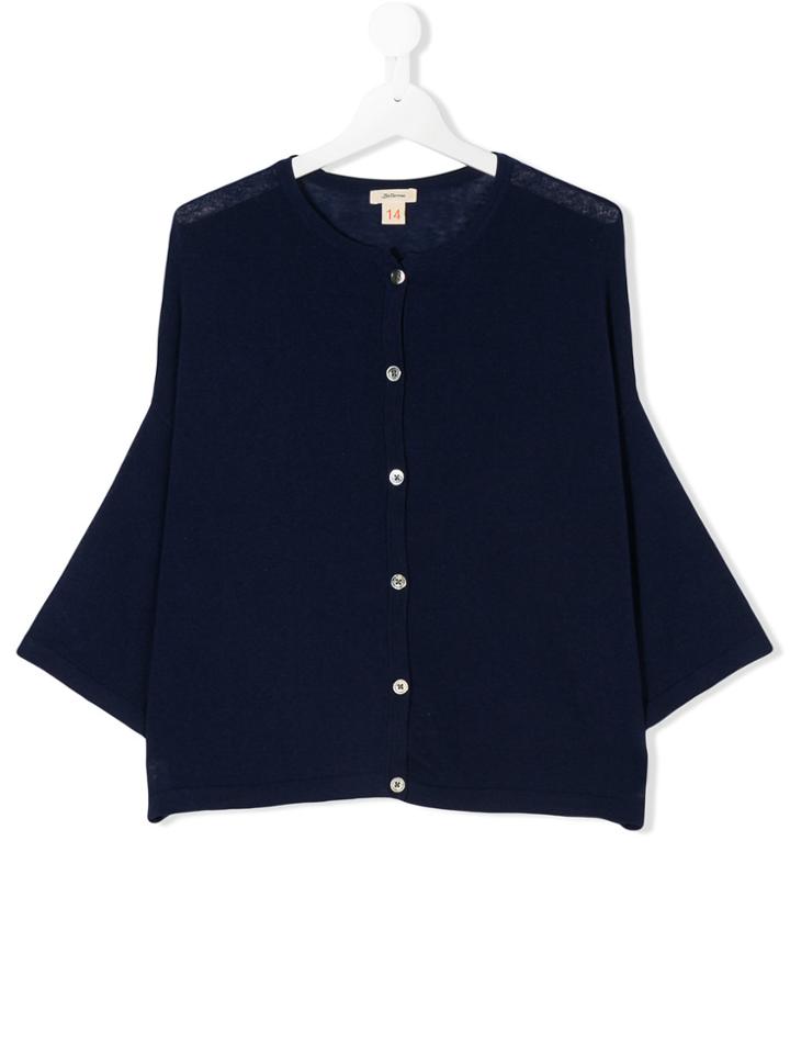 Bellerose Kids Button-down Cardigan - Blue