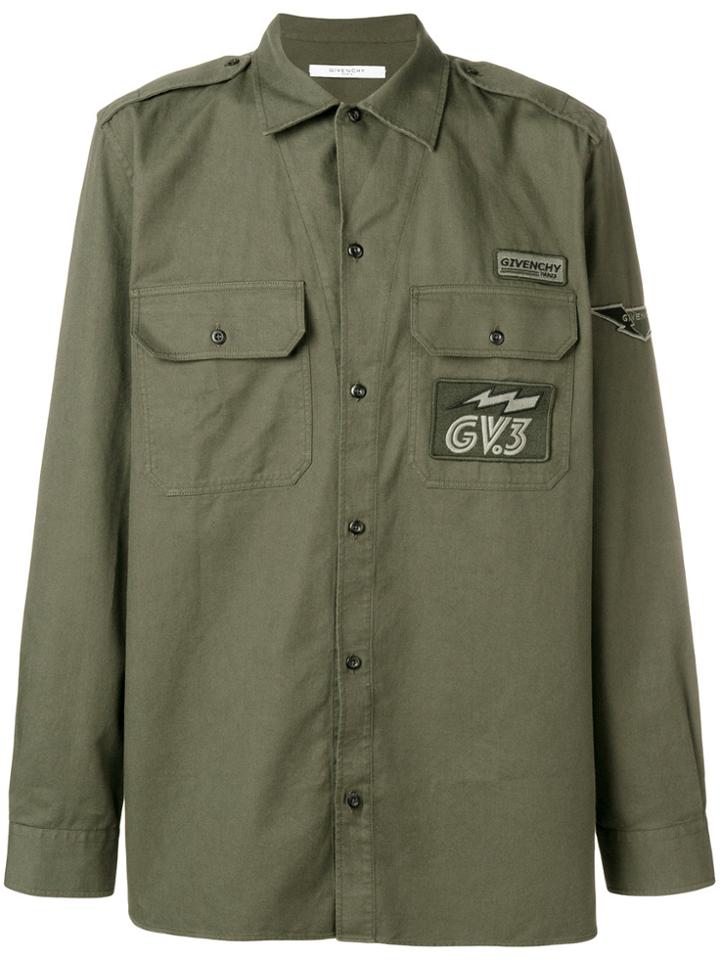 Givenchy Logo Shirt - Green