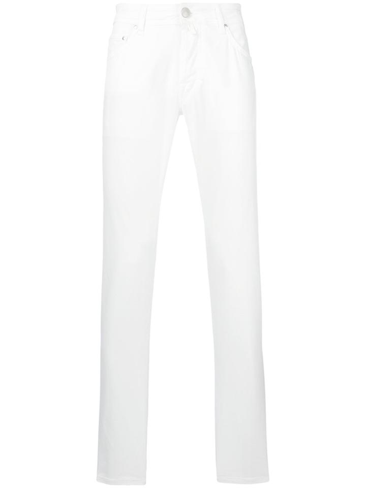 Jacob Cohen Regular Trousers - White