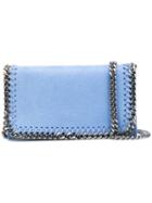Stella Mccartney Chain Crossbody Bag, Women's, Blue, Polyester/metal