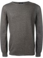 Roberto Collina Textured Crew Neck Jumper