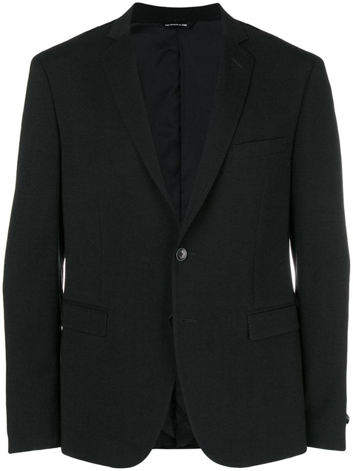 Tonello Classic Single-breasted Blazer - Black
