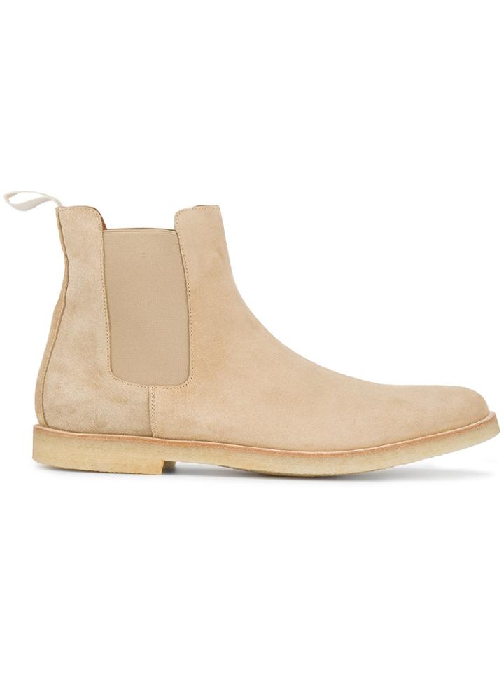Common Projects Suede Chelsea Boots - Brown