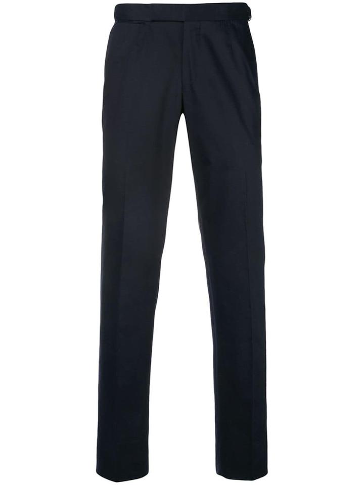 Ermenegildo Zegna Adjustable Waist Trousers - Blue