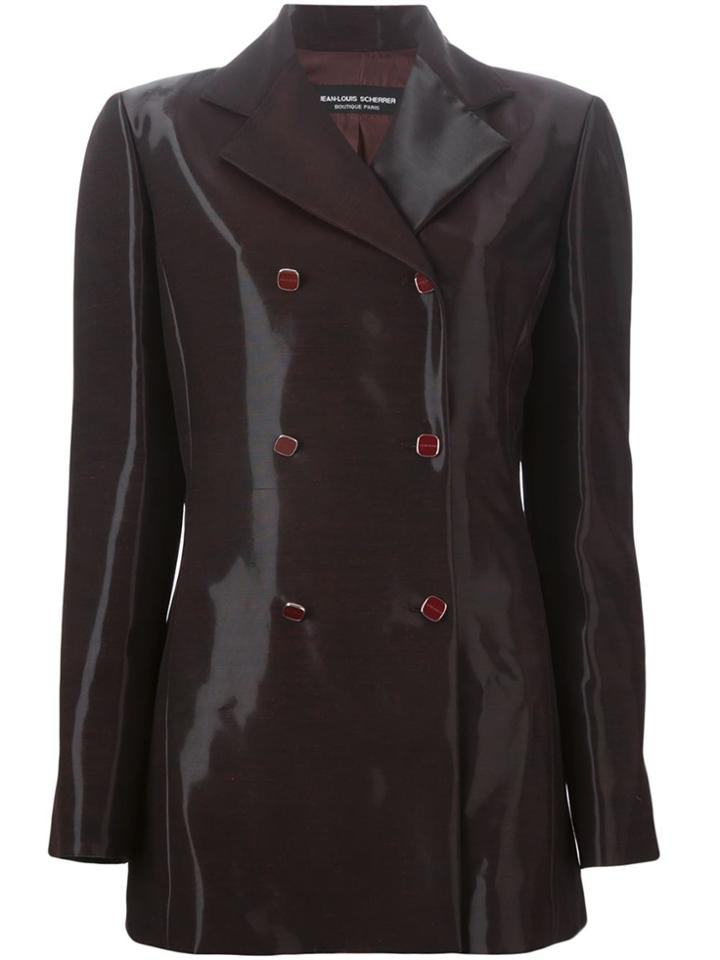 Jean Louis Scherrer Vintage Double Breasted Blazer - Red
