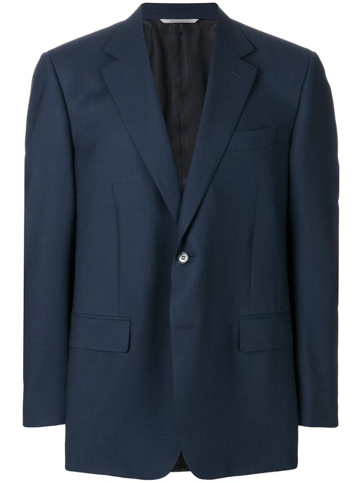 Canali Single-breasted Tailored Blazer - Blue