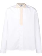 Oamc Ribbed Collar Shirt - White