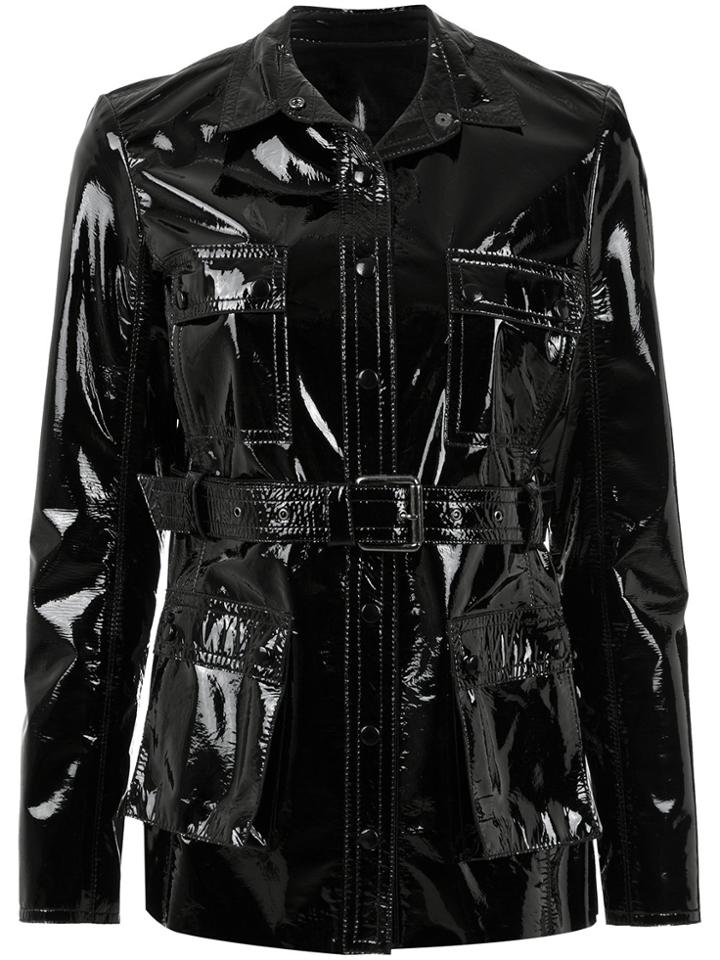 Nk Patent Leather Trench Coat - Unavailable