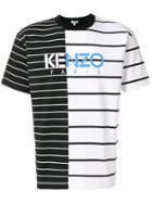 Kenzo Striped Logo T-shirt - Black