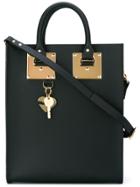 Sophie Hulme Stylised Stud Detail Tote Bag - Black