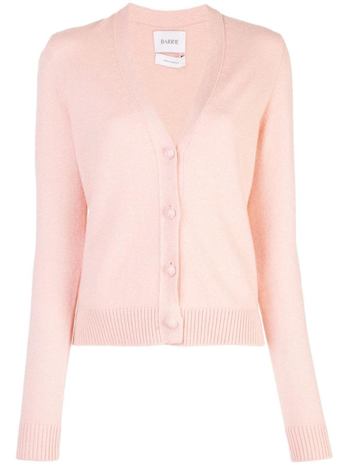 Barrie Button Up Cardigan - Pink