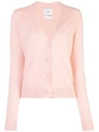 Barrie Button Up Cardigan - Pink