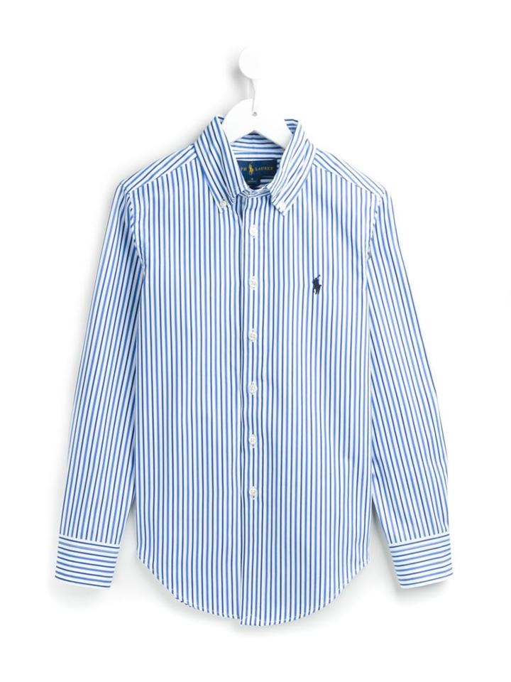 Ralph Lauren Kids Striped Logo Shirt