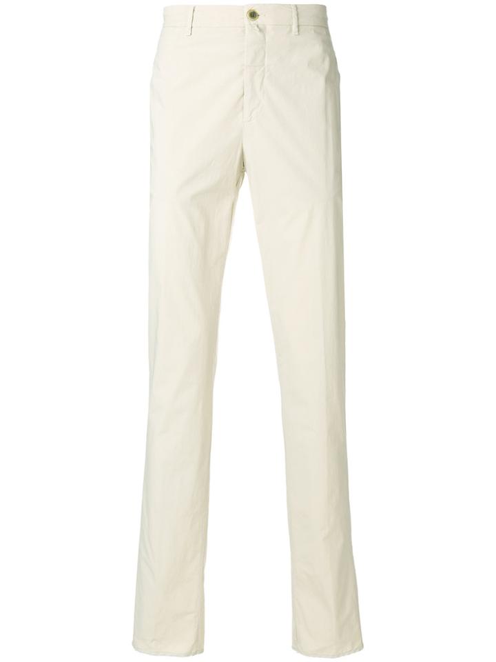 Lardini Slim Fit Trousers - Nude & Neutrals