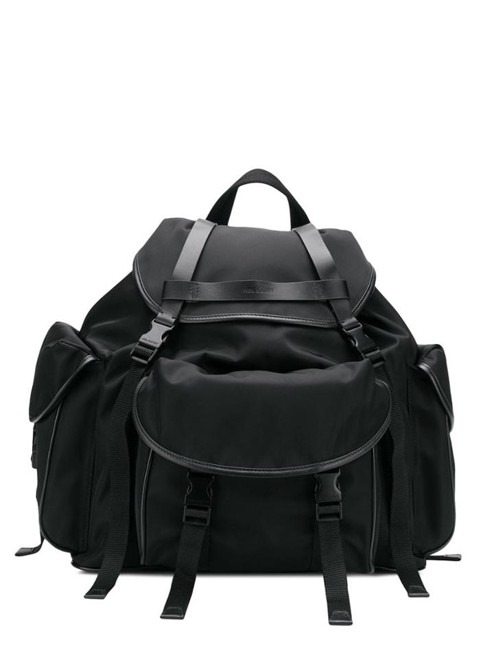 Neil Barrett Buckled Backpack - Black
