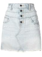 Amiri Denim Mini Skirt - Blue