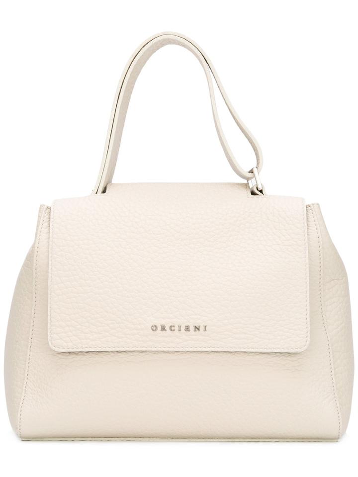 Orciani - Trapeze Tote - Women - Leather - One Size, Women's, Nude/neutrals, Leather