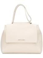 Orciani - Trapeze Tote - Women - Leather - One Size, Women's, Nude/neutrals, Leather