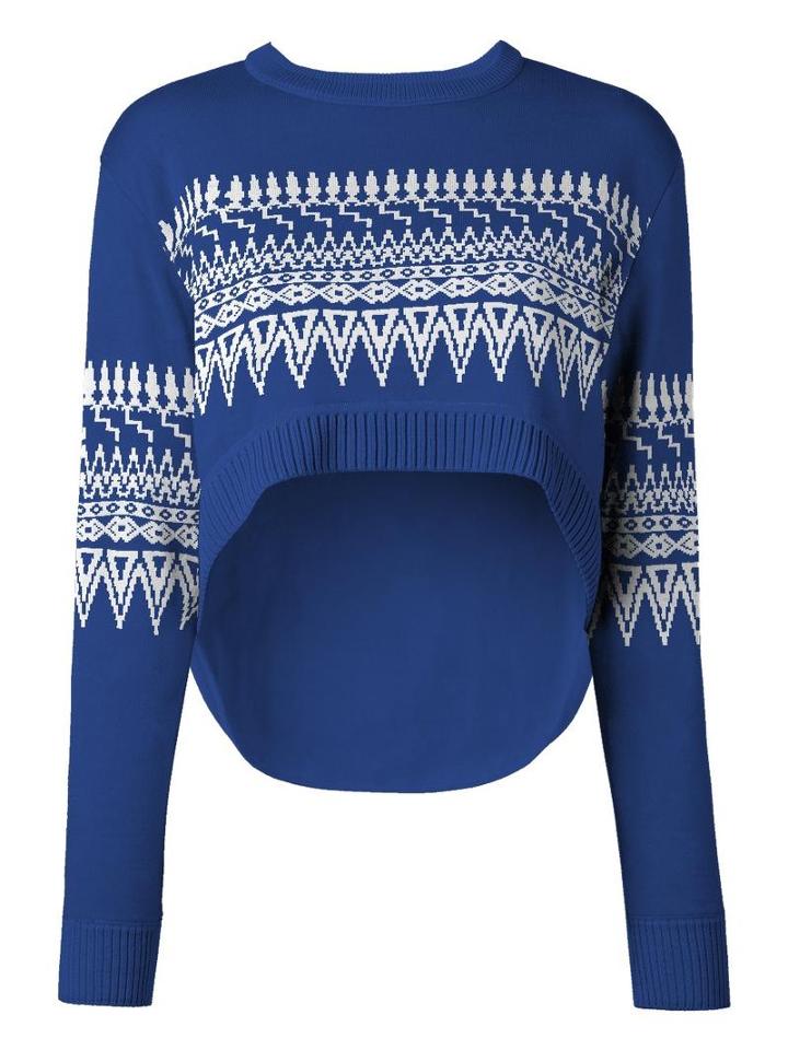 Opening Ceremony Umd X Opening Ceremony Elliptical Jumper, Women's, Size: Xs, Blue, Merino