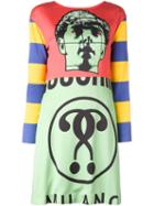Moschino Panelled Long Sleeve Dress