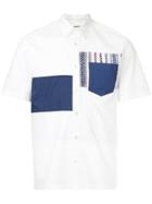 Coohem Embroidered Patch Shirt - White