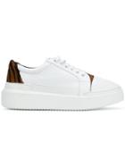 Sonia Rykiel Zebra Print Sneakers - White