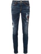 Just Cavalli Skinny Distressed Jeans - Blue