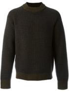 Marni Crew Neck Jumper, Men's, Size: 50, Brown, Virgin Wool
