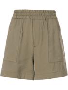Hope Elasticated Waist Shorts - Green