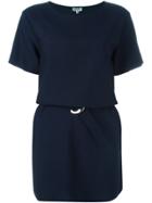 Kenzo Belted T-shirt Dress - Blue
