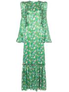The Vampire's Wife Floral Print Maxi Dress - Green
