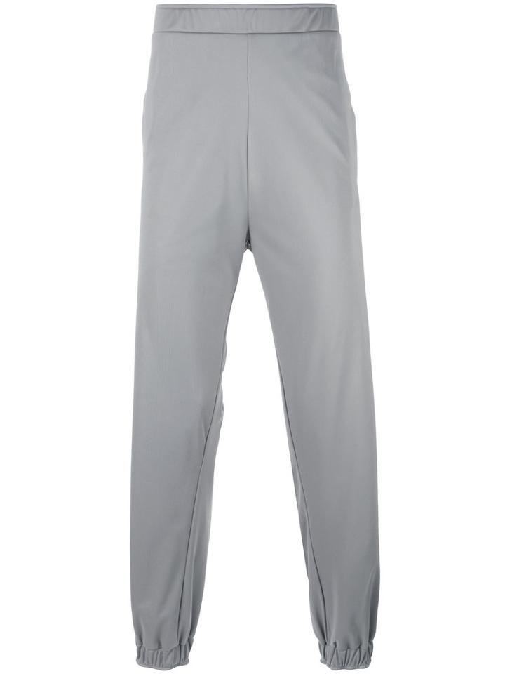 Astrid Andersen Classic Logo Print Track Pants, Men's, Size: Small, Grey, Polyester