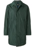 Ps By Paul Smith Single Breasted Raincoat - Green