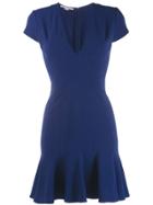 Stella Mccartney Peplum Hem Mini Dress - Blue