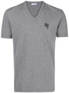 Dolce & Gabbana Underwear V-neck Logo T-shirt - Grey